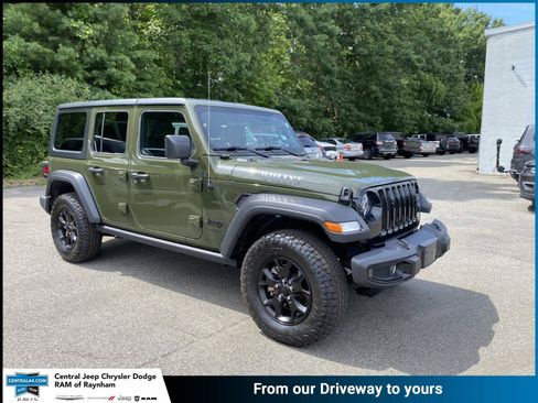 Certified 2022 Jeep Wrangler Unlimited Sport AWD/4WD image 1