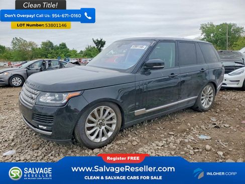 Used 2017 Land Rover Range Rover Supercharged AWD/4WD image 1