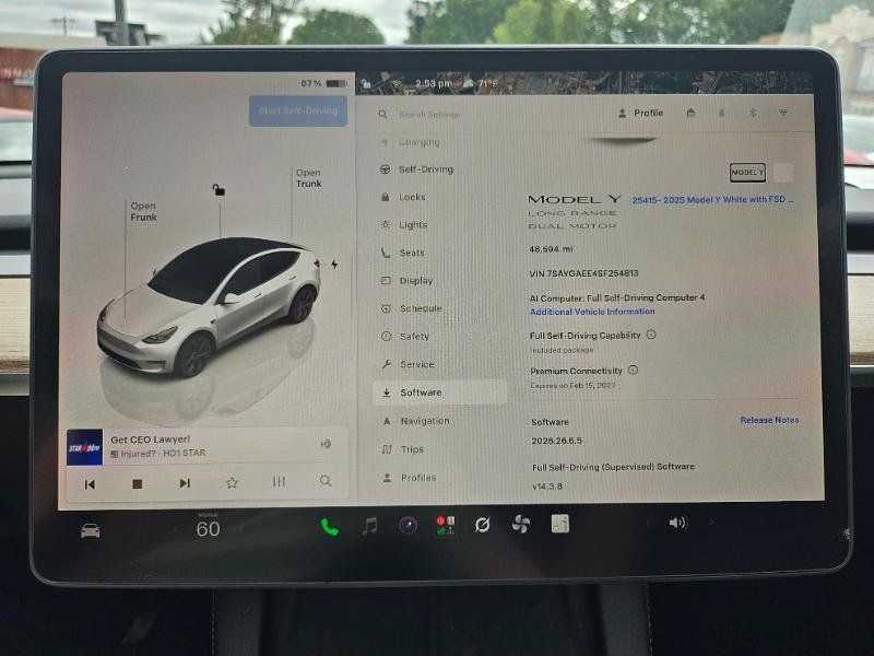 Used 2025 Tesla Model Y Long Range AWD/4WD image 2