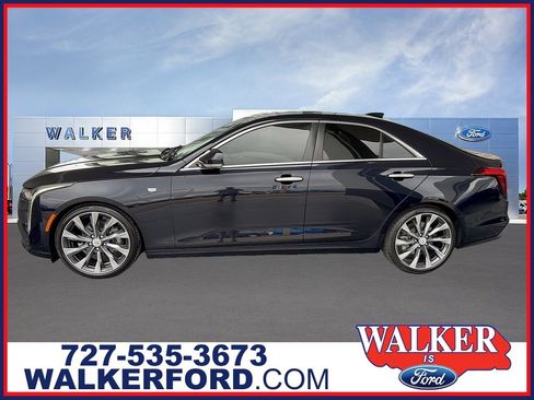 Used 2021 Cadillac CT4 Luxury w/ Sun And Sound Package RWD image 1