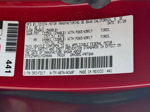 Certified 2020 Toyota Tacoma TRD Sport image 29