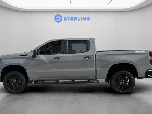 Certified 2025 Chevrolet Silverado 1500 Custom Trail Boss w/ Turbomax Blackout Package AWD/4WD image 3