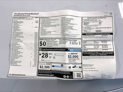 New 2025 BMW 230i xDrive Coupe w/ Premium Package image 22