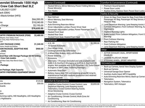 Certified 2025 Chevrolet Silverado 1500 High Country w/ High Country Premium Package AWD/4WD image 6