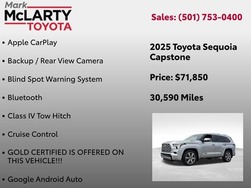 Certified 2025 Toyota Sequoia Capstone AWD/4WD image 16