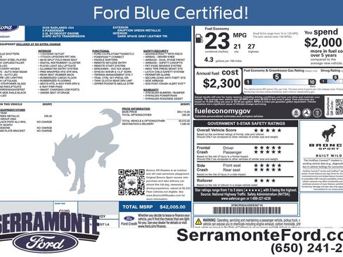 Used 2025 Ford Bronco Sport Badlands image 16