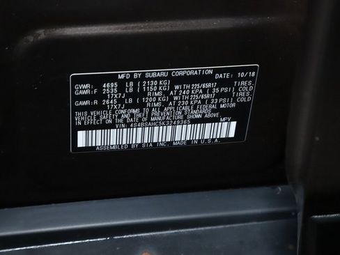 Used 2019 Subaru Outback 2.5i Premium image 20