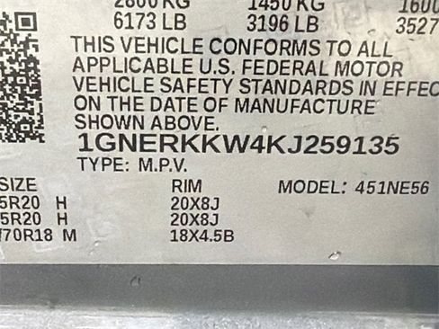 Used 2019 Chevrolet Traverse Premier w/ Driver Confidence II Package image 34