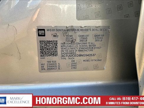 Used 2022 GMC Sierra 1500 Elevation image 19