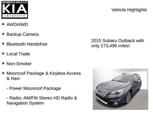 Used 2015 Subaru Outback 2.5i Limited image 7