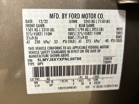 Used 2023 Lincoln Aviator Grand Touring w/ Equipment Group 301A AWD/4WD image 35