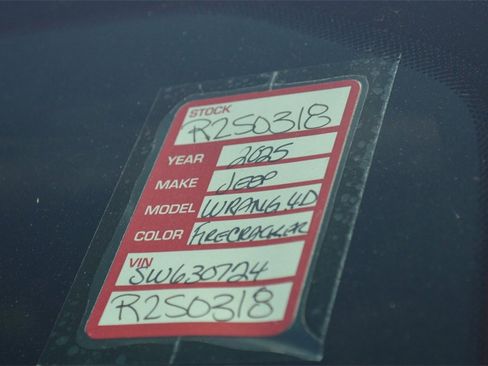 New 2025 Jeep Wrangler Sport S image 36