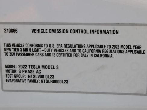 Used 2022 Tesla Model 3 Long Range AWD/4WD image 3