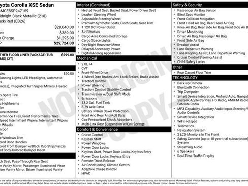 Certified 2025 Toyota Corolla XSE FWD image 33