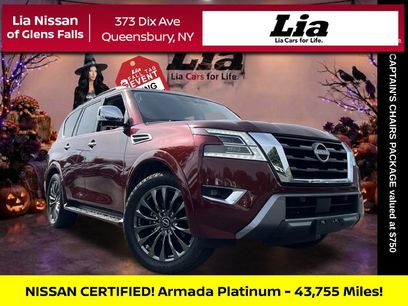Certified 2023 Nissan Armada Platinum w/ Captain's Chairs Package