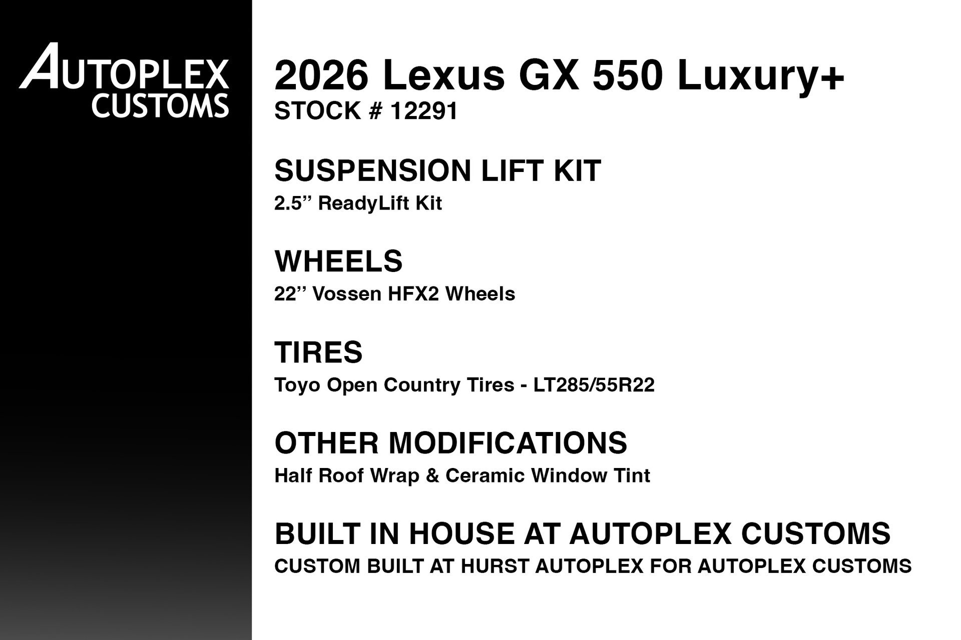 Used 2026 Lexus GX 550 w/ Accessory Package (2T) AWD/4WD image 2