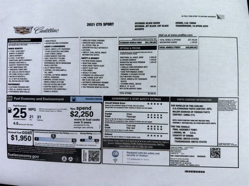 Used 2021 Cadillac CT5 Sport image 2