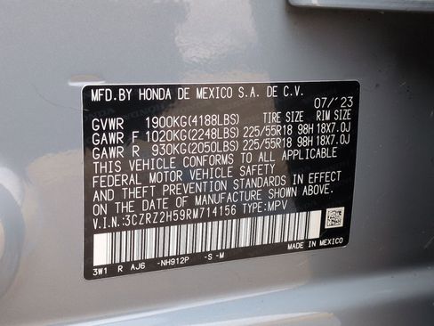 Certified 2024 Honda HR-V Sport image 33