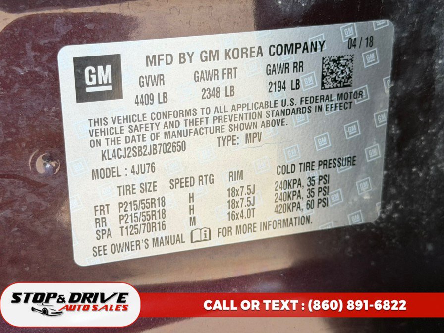 Used 2018 Buick Encore Sport Touring AWD/4WD image 18