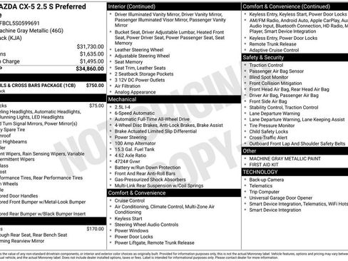 Used 2025 MAZDA CX-5 AWD 2.5 S image 9