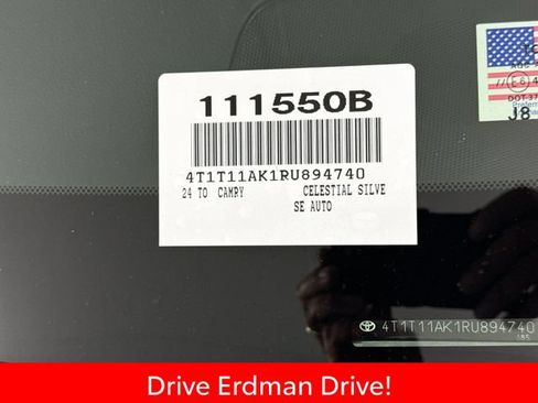Certified 2024 Toyota Camry SE w/ Convenience Package FWD image 31