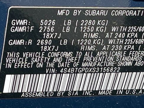 Used 2025 Subaru Outback Touring XT w/ Popular Package #2 AWD/4WD image 33