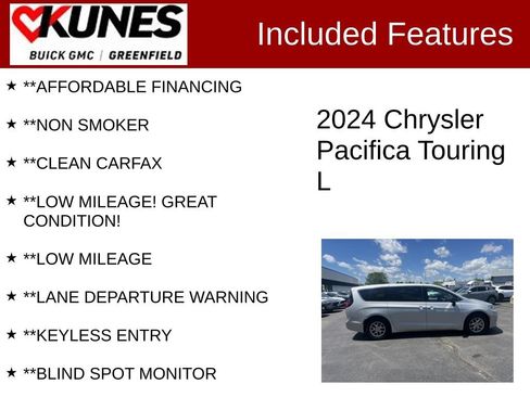Used 2024 Chrysler Pacifica Touring-L FWD image 3