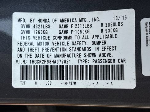 Used 2017 Honda Accord EX-L image 17