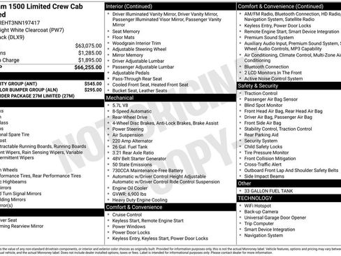 Used 2022 RAM 1500 Limited w/ Bed Utility Group image 38