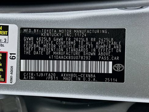 Certified 2025 Toyota Camry LE FWD image 31
