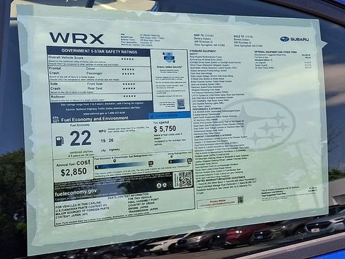 New 2026 Subaru WRX AWD/4WD image 21