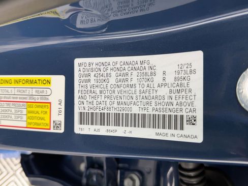 New 2026 Honda Civic Sport Touring image 17