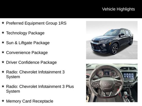Certified 2023 Chevrolet TrailBlazer RS w/ Sun and Liftgate Package AWD/4WD image 10