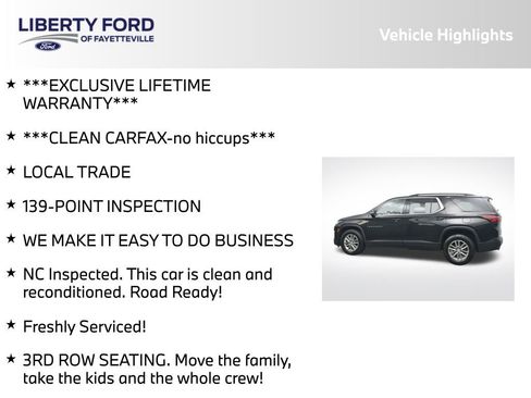 Used 2023 Chevrolet Traverse LT FWD image 5