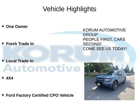 Certified 2023 Ford Bronco Sport Big Bend AWD/4WD image 4