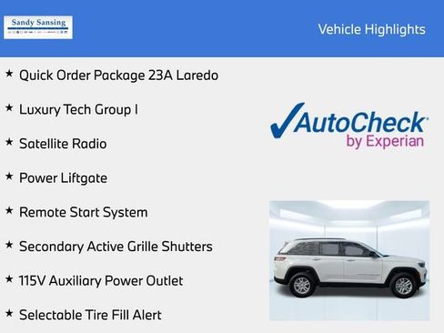 New 2025 Jeep Grand Cherokee Laredo w/ Luxury Tech Group I image 7