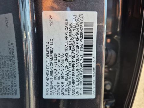 Used 2025 Honda Accord LX image 35