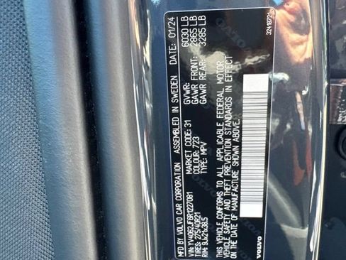 Certified 2024 Volvo XC90 B6 Ultimate w/ Protection Package Premier AWD/4WD image 31