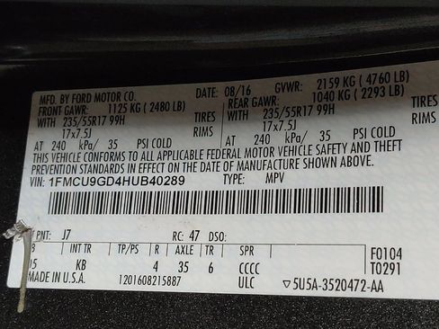 Used 2017 Ford Escape SE image 33