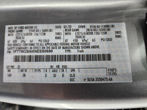 Used 2022 Ford F250 Lariat w/ Chrome Package image 56