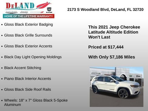 Used 2021 Jeep Cherokee Latitude Plus image 4