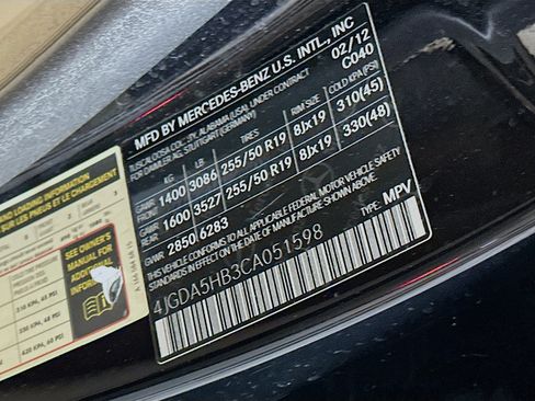 Used 2012 Mercedes-Benz ML 350 4MATIC image 12