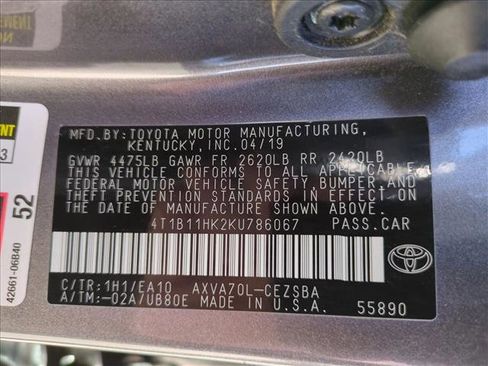 Used 2019 Toyota Camry SE image 25