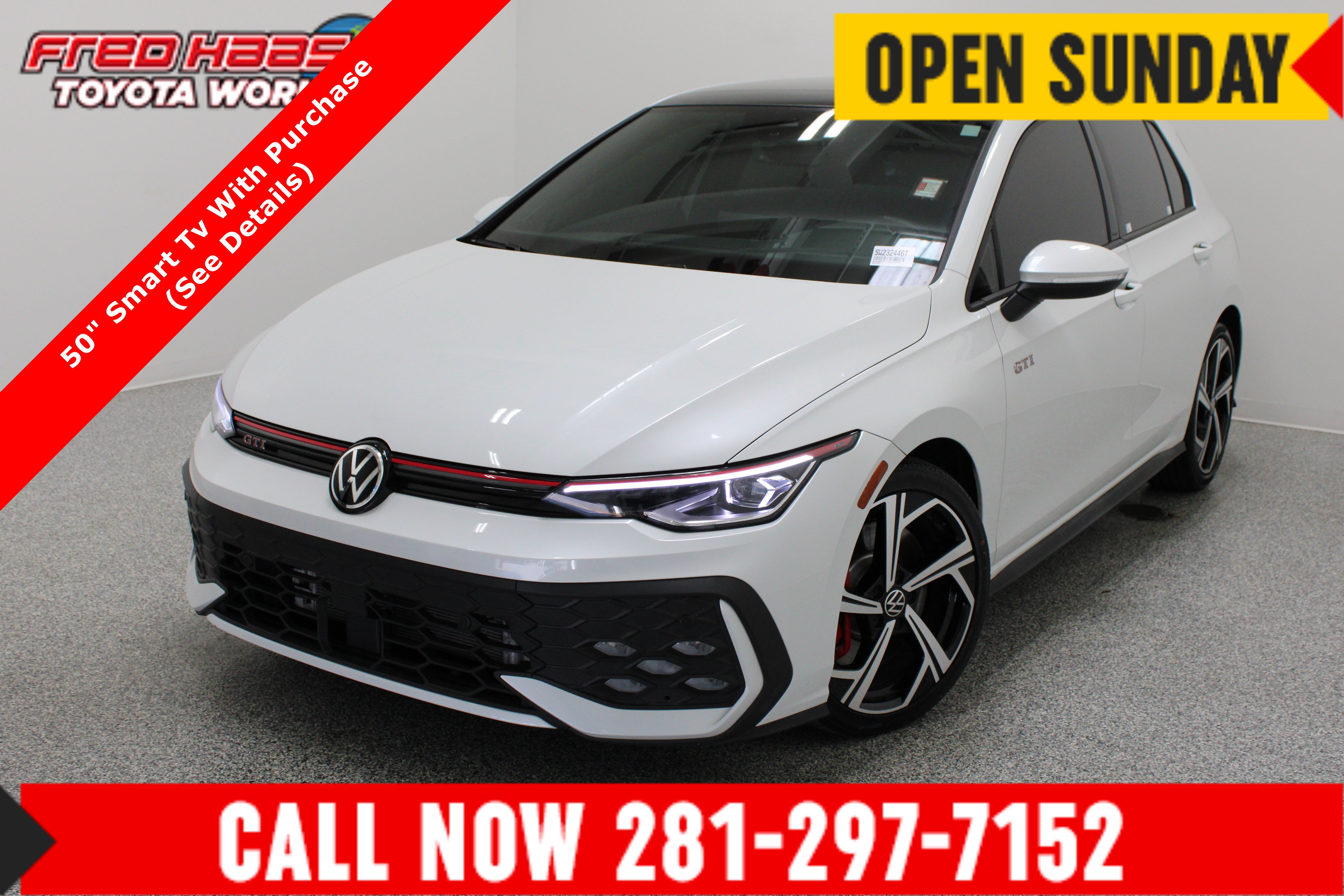 Used 2025 Volkswagen GTI SE FWD image 1