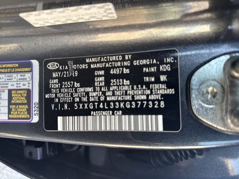 Used 2019 Kia Optima S w/ S Panoramic Sunroof Package image 31