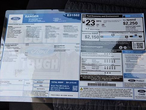 New 2026 Ford Ranger XLT w/ Equipment Group 301A High RWD image 18