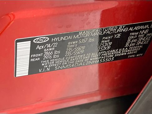 Used 2022 Hyundai Santa Fe Limited AWD/4WD image 32