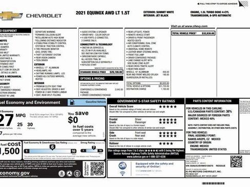 Used 2021 Chevrolet Equinox LT image 3
