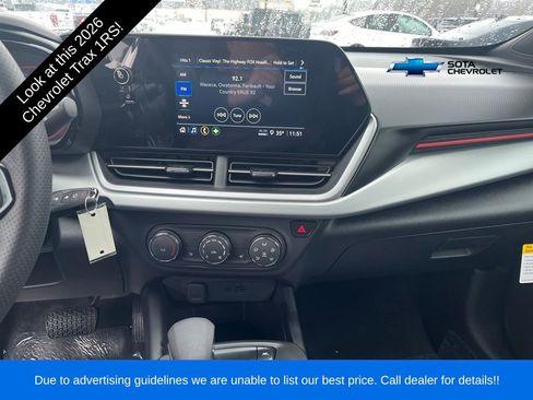 New 2026 Chevrolet Trax RS w/ Sunroof Package image 17