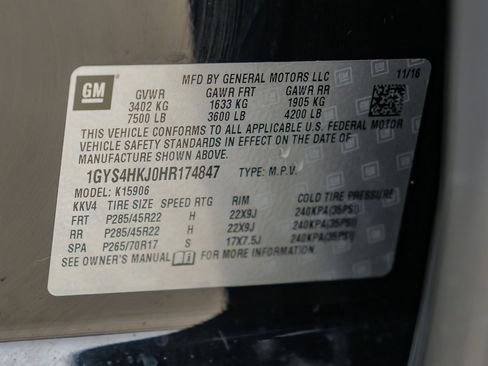 Used 2017 Cadillac Escalade ESV Luxury image 63